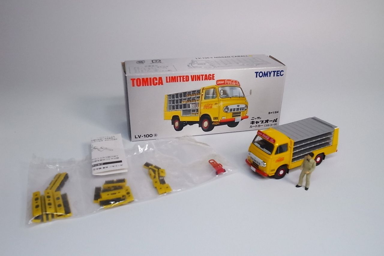 トミカ リミテッド ヴィンテージ LV-100 ニッサン キャブオール ルートカー コカ コーラ TOMICA LIMITED VINTAGE