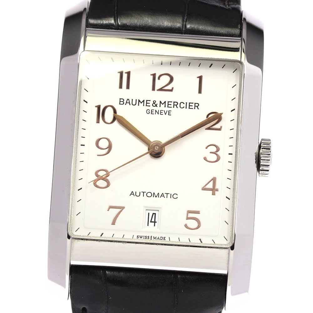 ボーム＆メルシェ Baume & Mercier MOA10156 ハンプトン デイト 自動巻き メンズ良品保証書付き_802562 - メルカリ