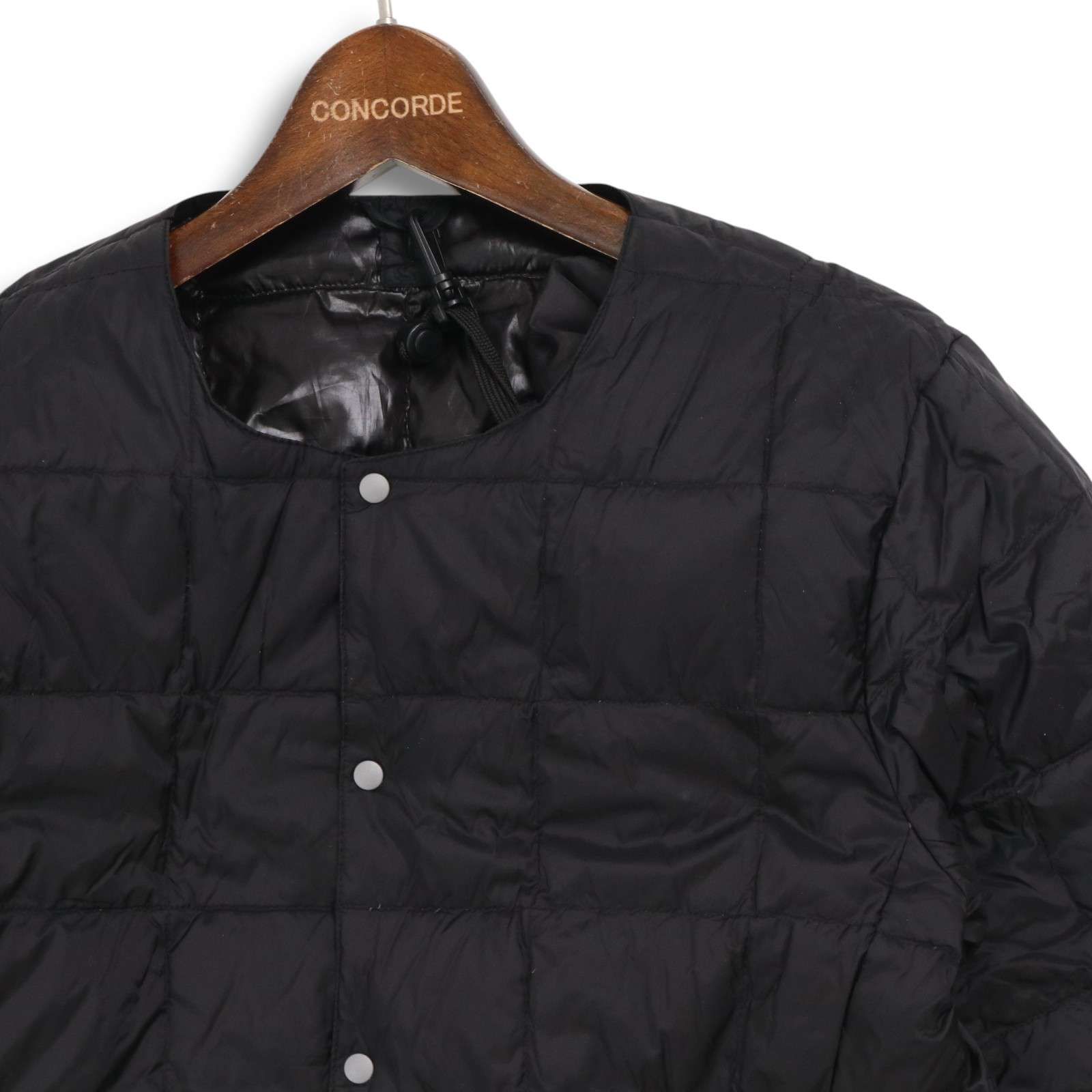 TAION」 ダウンジャケット M ブラック メンズ TAION タイオン 秋冬