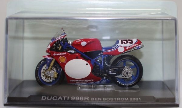 新品 1/24 チャンピオンバイクコレクション　DUCATI 996R BEN BOSTROM　2001 240001027695