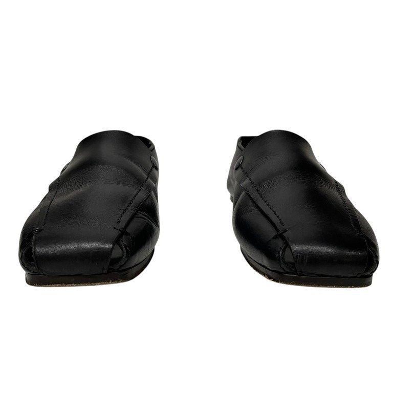 LEMAIRE 22SS FOLDED MULES レザースクエアトゥフォールデッドミュール
