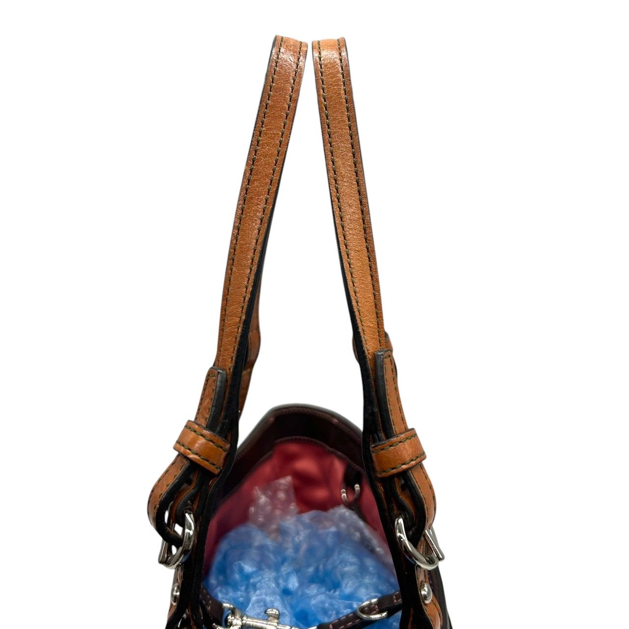 コーチ トートバッグ 8A44 レザー 本革 ブラウン A4収納可 大容量 ワンショルダー 肩掛け ビジネスバッグ 通勤 通学 レディース 機能的 ステッチ シボ革 上質レザー クラシック ヴィンテージデザイン クリーニング済み U4 DECORATOM_COM_BR