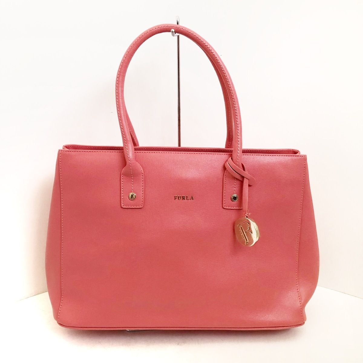 フルラ FURLA ハンドバッグ トートバッグ レザー レッド-