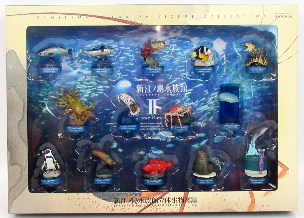 海洋堂 新江ノ島水族館立体生物図録2 全14種セット+コレクション