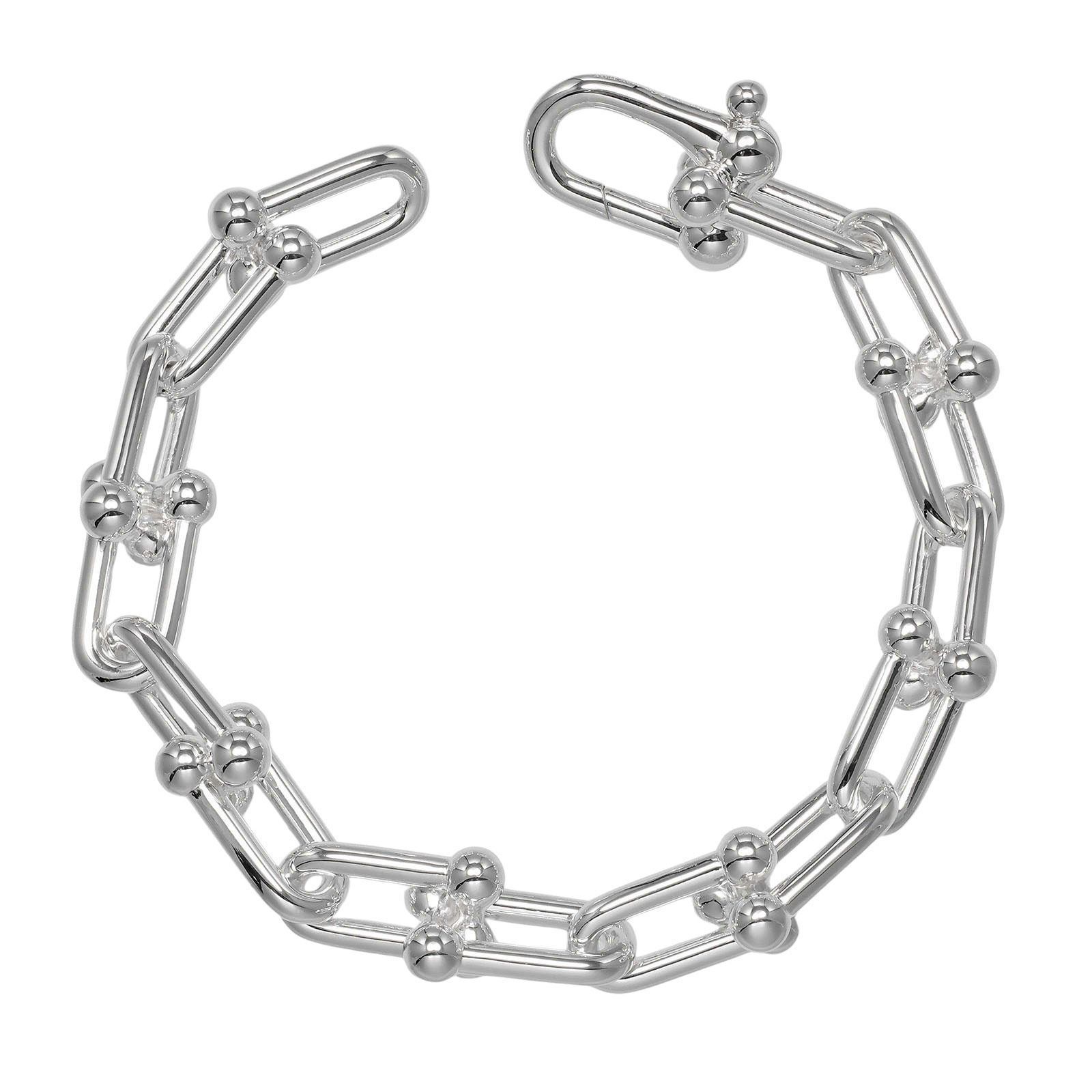 TIFFANY&Co.】ティファニー ハードウェア ラージリンク 腕周り約19.5cm  