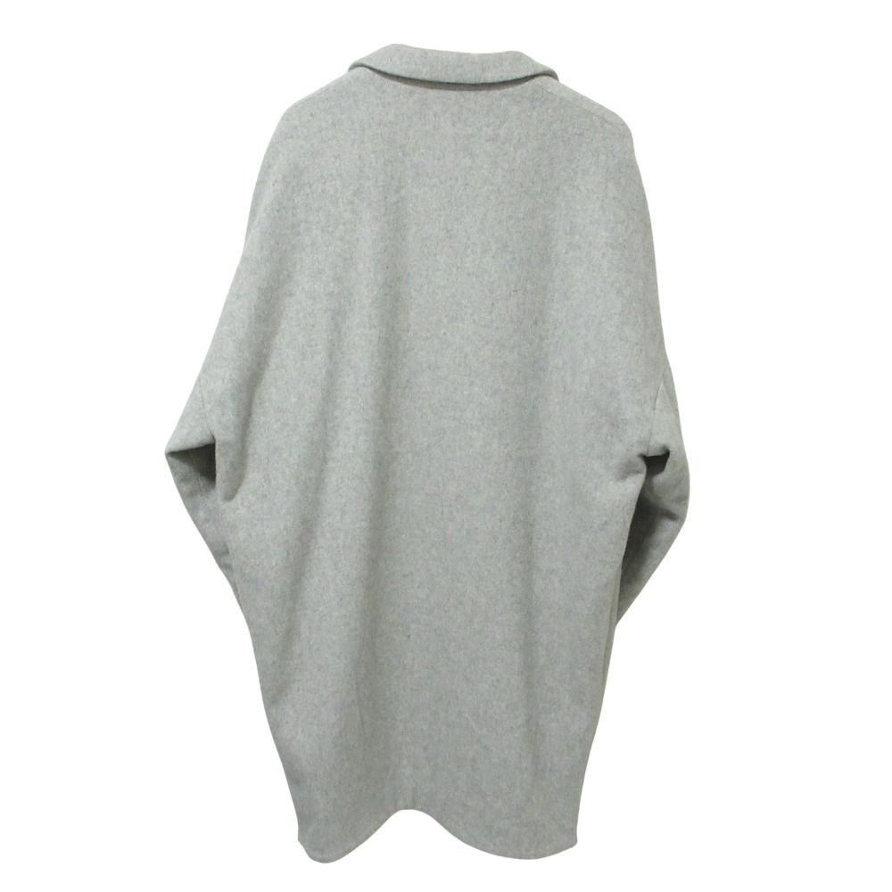 akiico × cobitto アキイコ×コビット コラボ ウール チェスターコート グレー レディース 古着