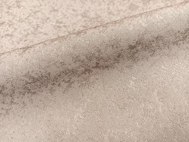 平和屋着物○上質な色無地 草木地紋 枯野色 正絹 逸品 AABA3788ph