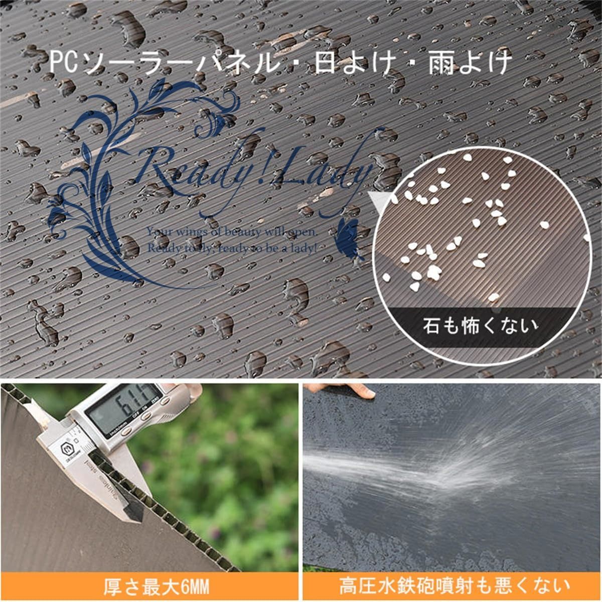 屋外ポリカーボネートパティオガゼボ 裏庭