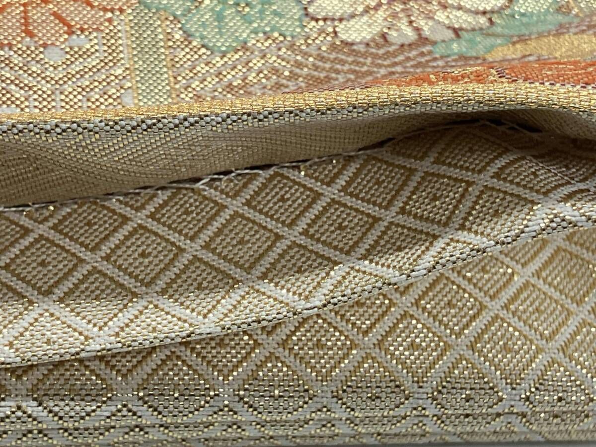 2025，新作 未使用品 袋帯 佐賀錦 花 箱あり