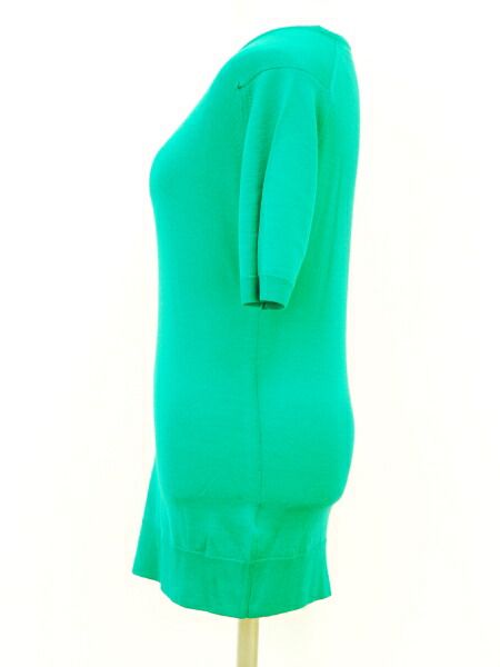 ジョンスメドレー JOHN SMEDLEY MERINO WOOL EXTRAFINE ニットセーター Sサイズ グリーン(MALACHITE) イギリス製 レディース F-S2060 ジョンスメドレー JOHN SMEDLEY MERINO WOOL EXTRAFINE ニット