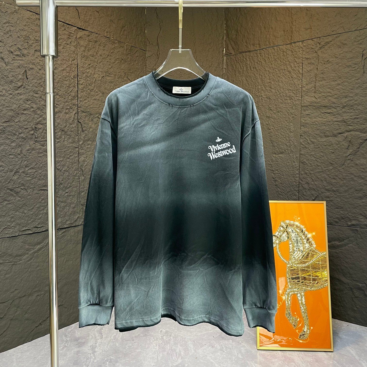 新品未使用ヴィヴィアンウエストウッド Vivienne Westwood Tシャツ カットソー ロングスリーブ ブラック 長袖 男女兼用 - メルカリ