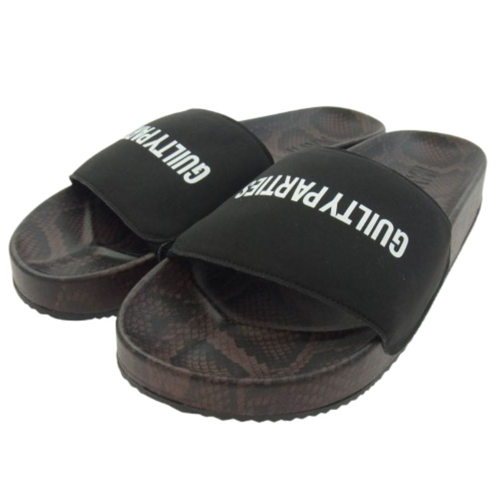 WACKO MARIA ワコマリア 22SS × HAYN SHOWER SANDALS パイソン柄 シャワーサンダル ブラック系 ブラウン系 10