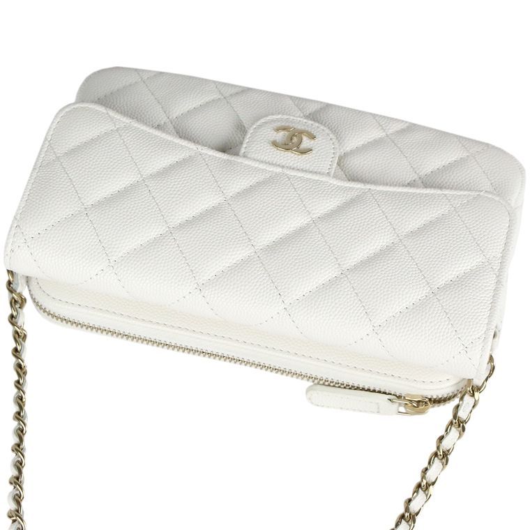 CHANEL/シャネル マトラッセ フラップ フォン ケース(チェーン CHANEL/シャネル マトラッセ フラップ フォン ケース(チェーン