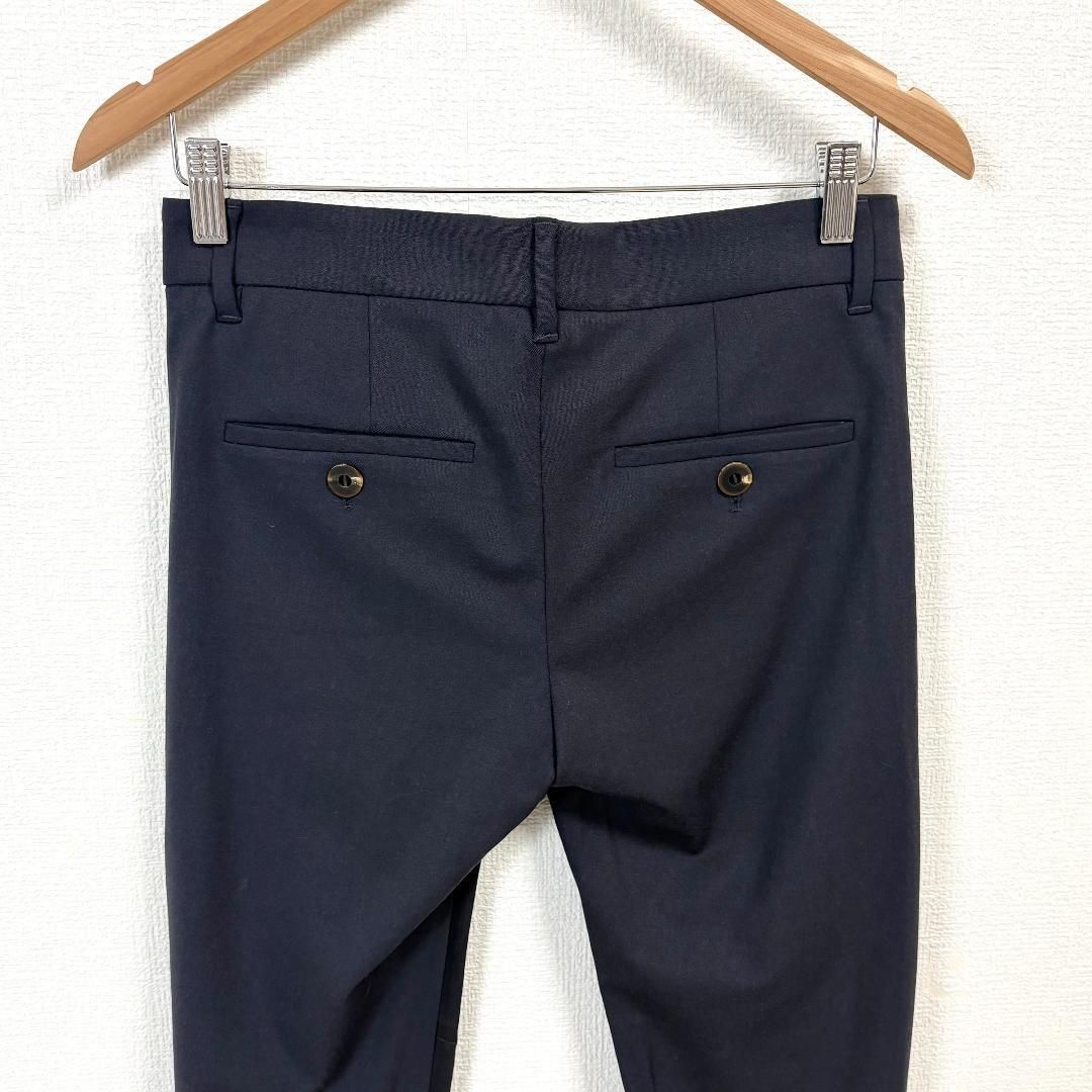 新品 定価23万ブルネロクチネリ ラムレザー切替ストレッチパンツ 40 