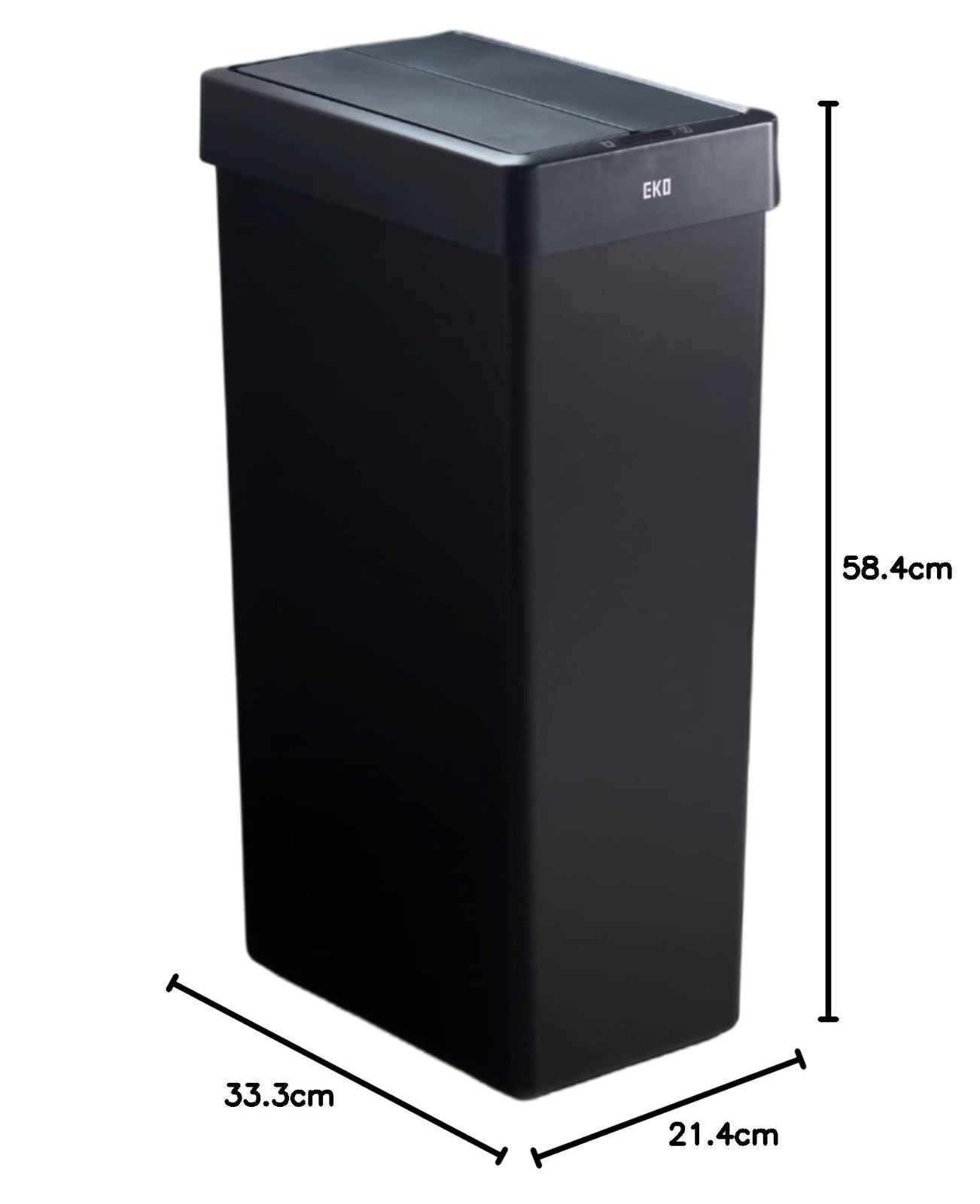 機会 人気商品 イーケーオー EKO ゴミ箱 自動開閉 エックスウイング ライト センサービン ブラック 30L ふた付き インナーボックス無し EK6277P-30L-BL 今年も大人気！