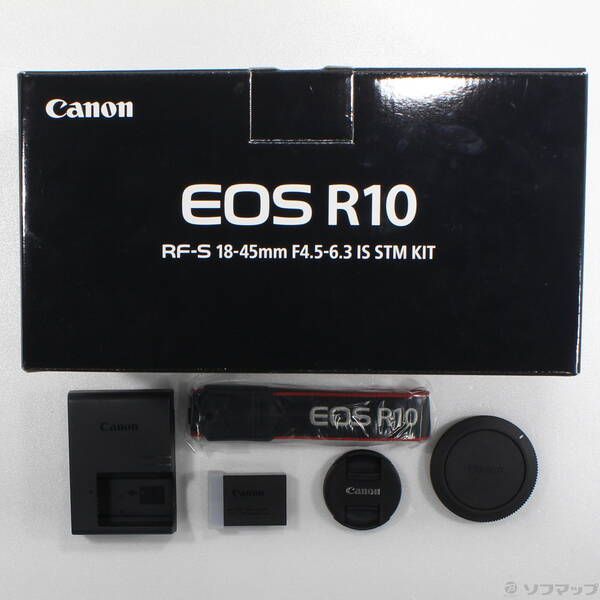 【美品】EOS R10・RF-S18-45 IS STM レンズキット CANON EOS R10 RF-S18-45 IS STM レンズキット レビュー評価