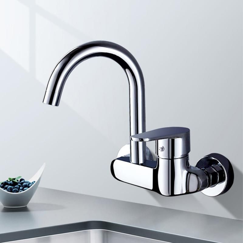 キッチン水栓 湯水混合 蛇口 交換自分で 壁付 シングルレバー おしゃれ