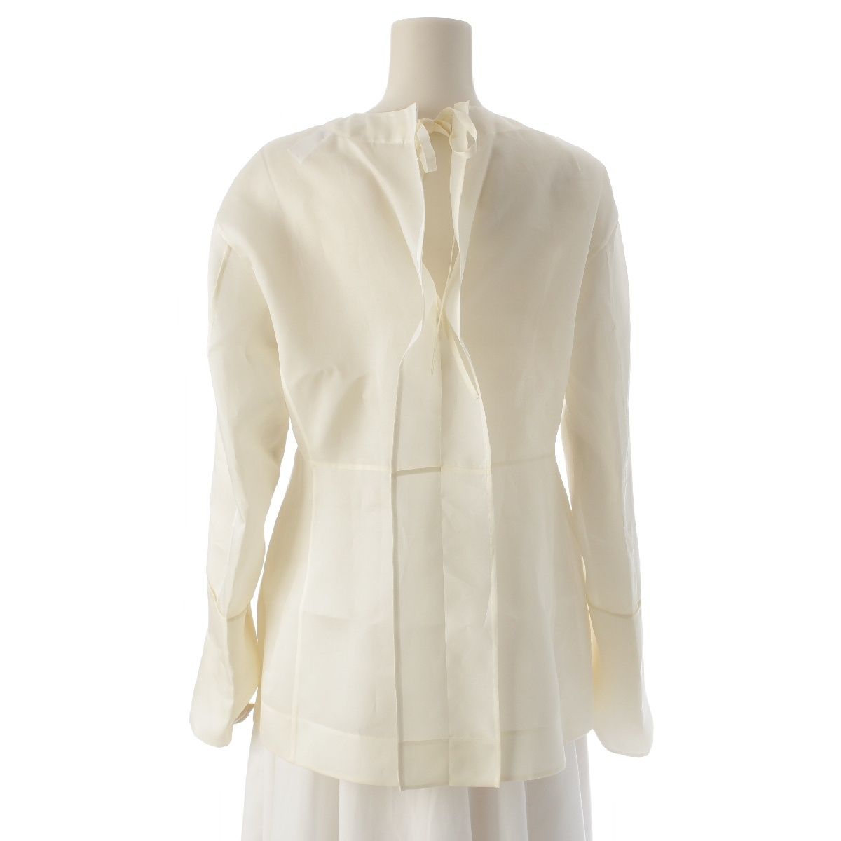 ブラミンク 24SS シルク オーガンジー ブラウス トップス 7921-230  