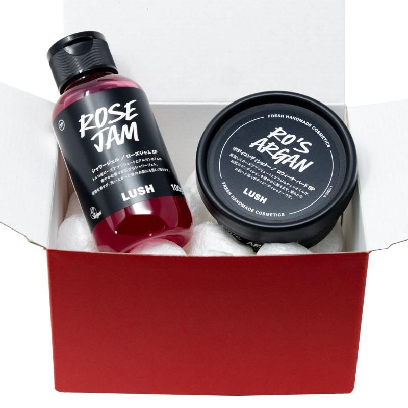ラッシュ) LUSH Rose ローズ ギフトセット ショップバッグ付き