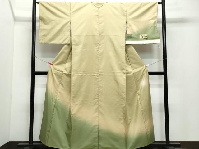 平和屋着物○訪問着 作家物 白山紬 霞文 正絹 逸品 CAAX1063vf