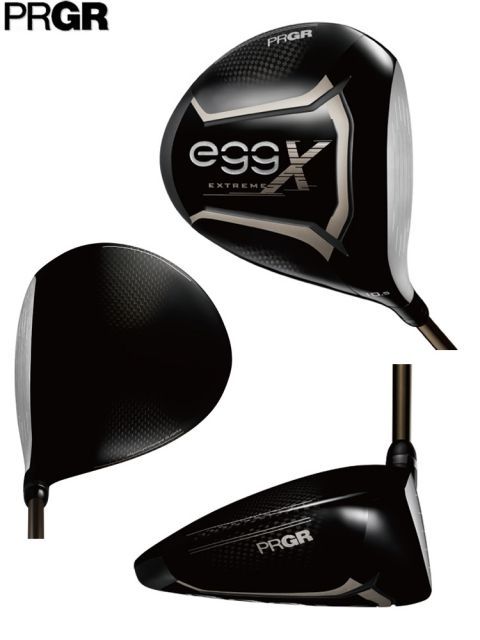 送料込み　未使用　ＰＲＧＲ　ｅｇｇ　プロギア　エッグ　エナメル素材　黒シルバー　７本セット プロギアエッグエクストリームドライバー プロギア PRGR エッグ