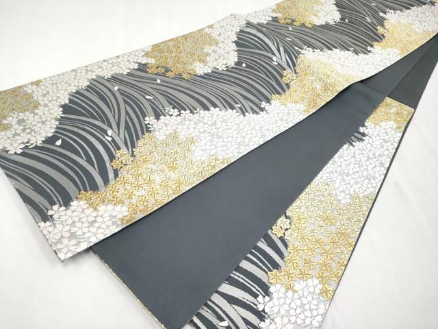 平和屋本店□極上 山口美術織物 皇室 伊勢神宮御用 西陣織 六通柄袋帯  