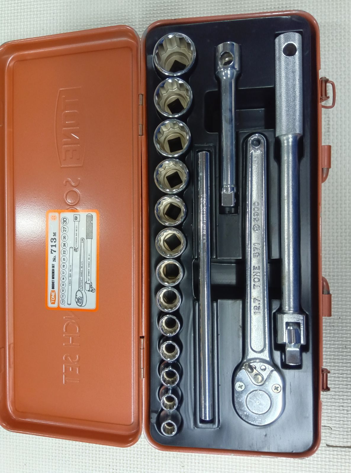 TONE ソケットレンチセット 713M
