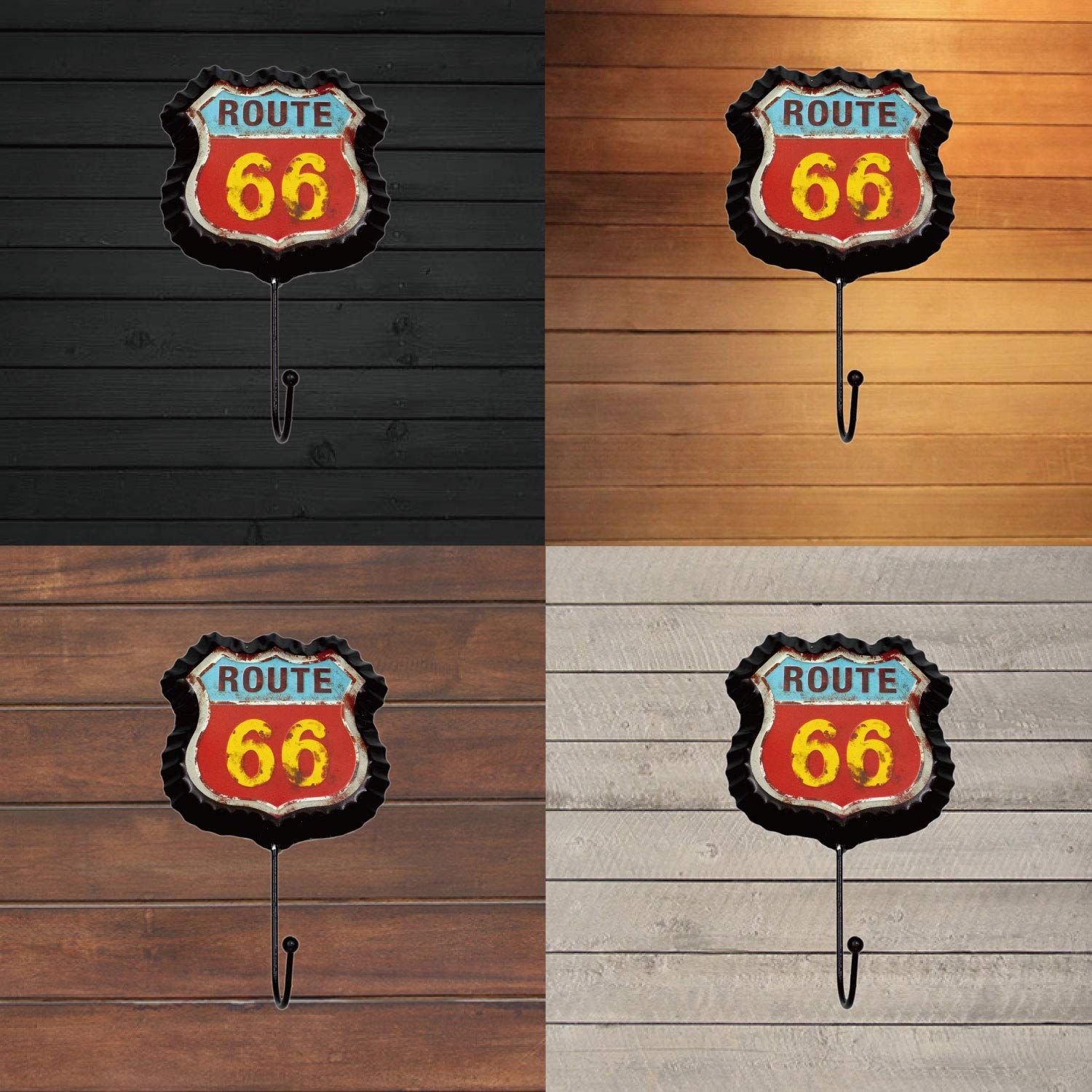 USAヴィンテージサイン／看板 新着商品】DESIGN】ROUTE ルート 66 フック 【USA 車庫 ガレージ