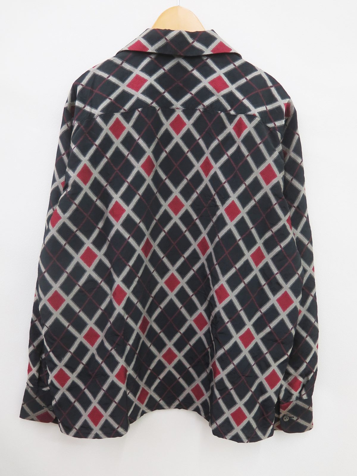 NEEDLES ニードルズ LQ194 22AW ONE-UP SHIRT R/CU/PE ARGYLE JQ