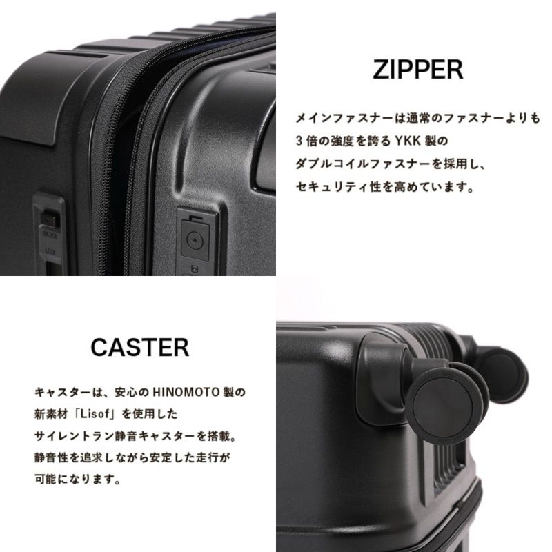 新品 BERMAS バーマス スーツケース 91L 軽量 ダイヤルロック メンズ