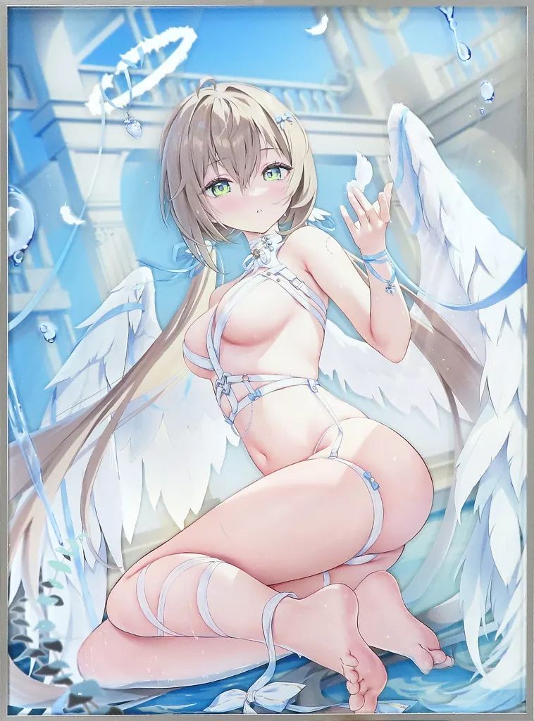 アクリルスタンド アクリルパネル B 斜め向き レイヤードアクリル ほうき星初個展 Secret Angel