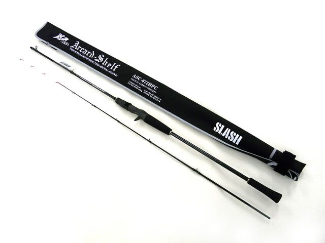 エギングロッドSLASH ASC-672HFC ★未使用★ ケース付き エギングロッドSLASH ASC-672HFC ☆未使用☆ ケース付き 【公式通販】
