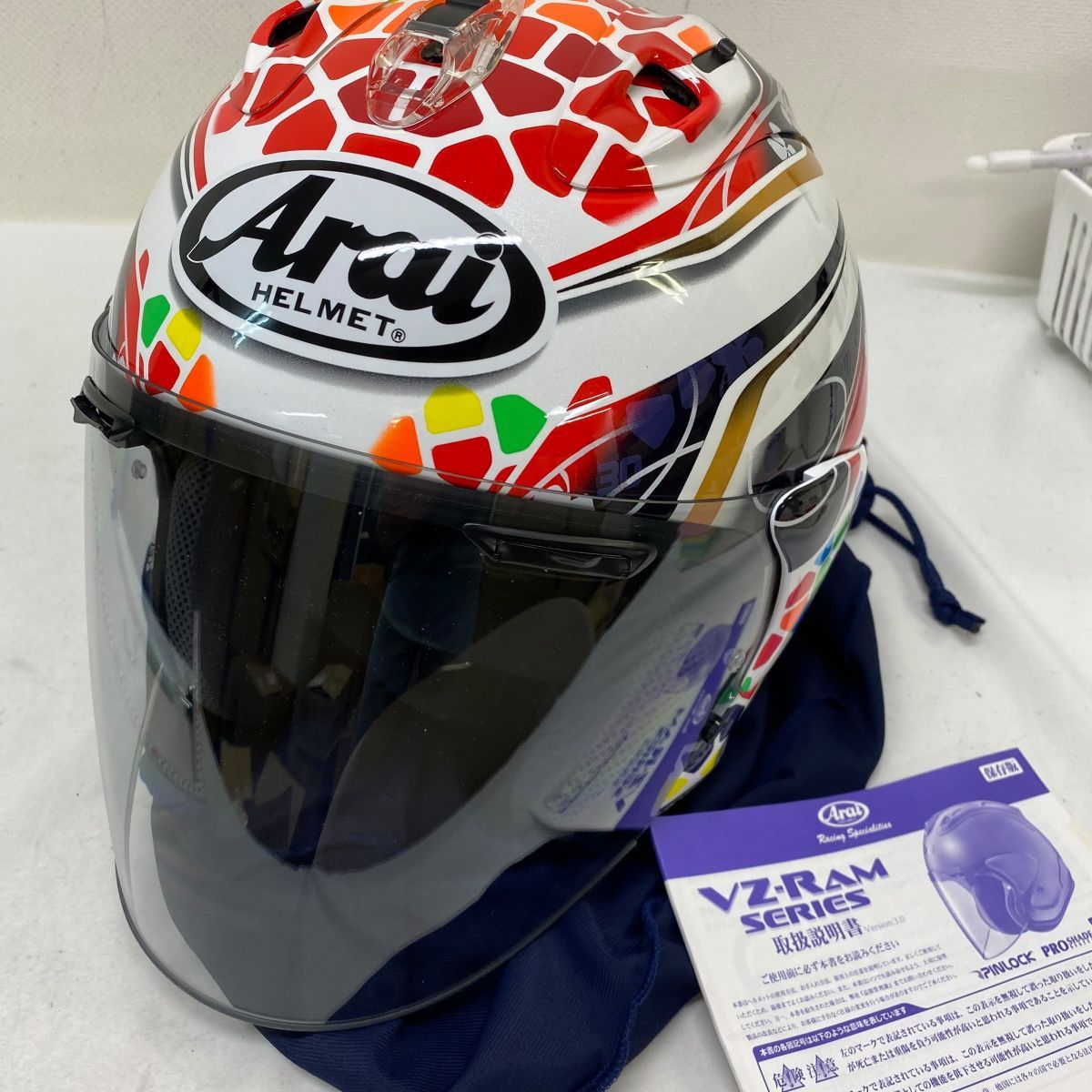 ☆ Arai VZ-RAM XL ナカガミ GP2 ジェットヘルメット 25年製