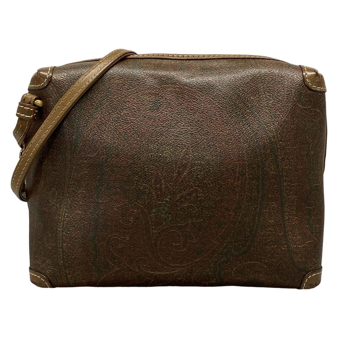【国内発送】ETRO ブラウン ショルダーバッグ ETRO(エトロ) ショルダーバッグ - ブラウン×レッド×マルチ