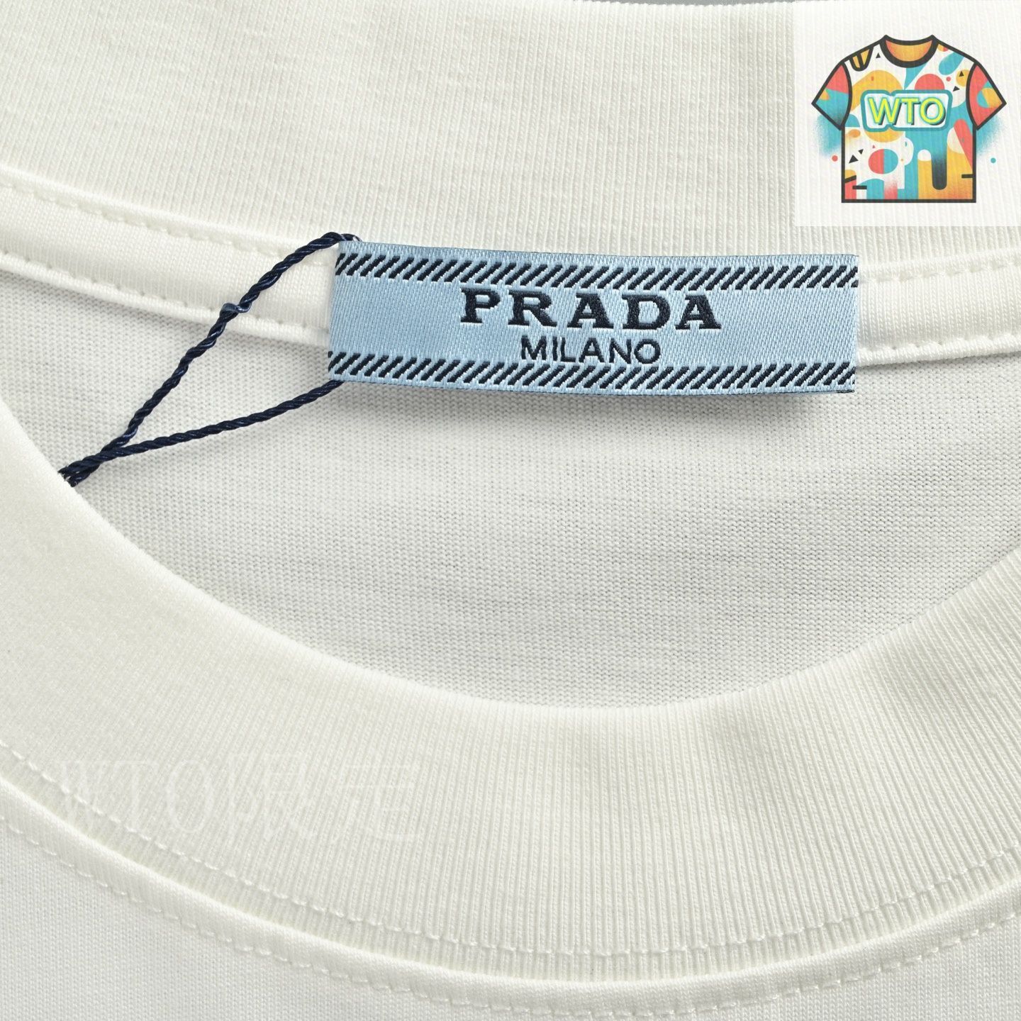 今日特価】Prada / プラダ 25ss ロゴテープ刺繍 T シャツ - メルカリ