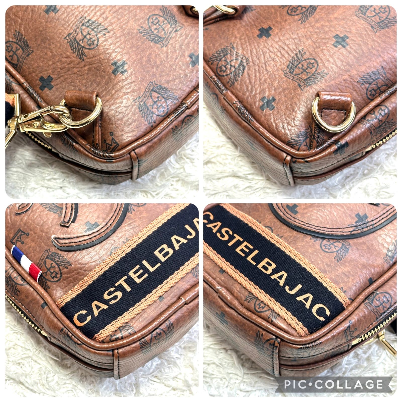 美品】CASTELBAJAC カステルバジャック ボディバッグ ショルダー