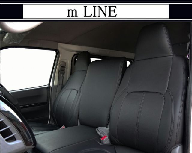 【即納！防水 難燃！】【M-Line】レザーシートカバー　ヴェルファイア　AGH30W /AGH35W　2.5L X　8人乗り　（PVレザー/ブラック)　　COLIN/コーリン/エムライン　S2030B　※代引不可
