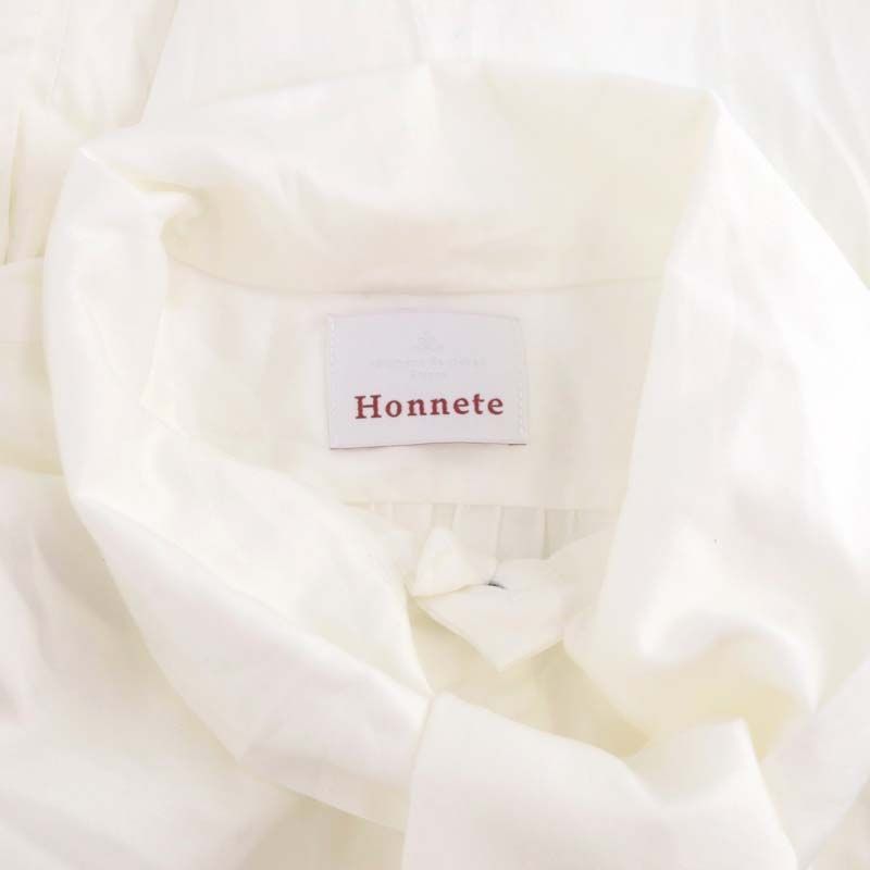 オネット Honnete Tie collar dress ワンピース シャツワンピース 