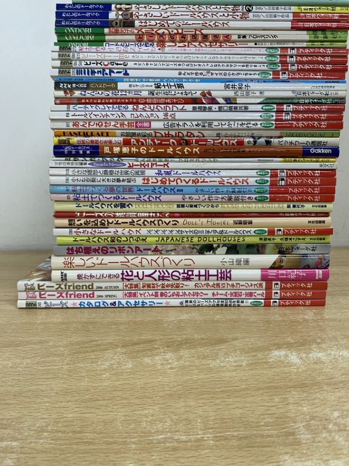 ■01)【同梱不可】ドールハウス・ビーズワークスなど 手芸の本 まとめ売り約40冊大量セット/パッチワーク/クロスステッチ/ハンドメイド/B □01)【同梱不可】パッチワーク・ビーズワークスなど手芸の本