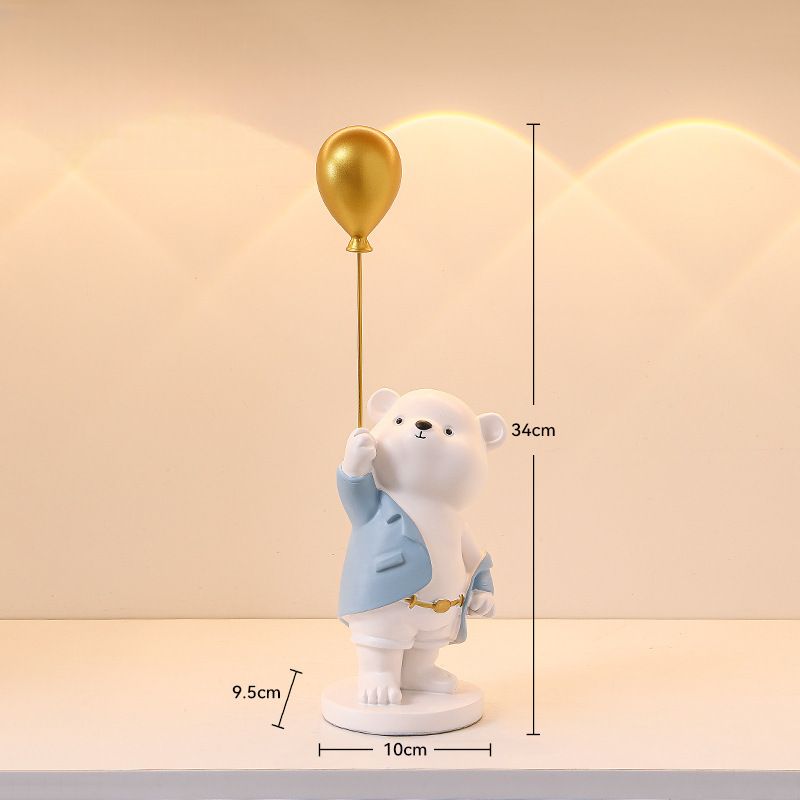 くま　熊　ベア　フィギュア　置物　インテリア　工芸品　美術品　A3080 オブジェ オーナメント 置物 装飾品 人形 フィギュア くま クマ 熊