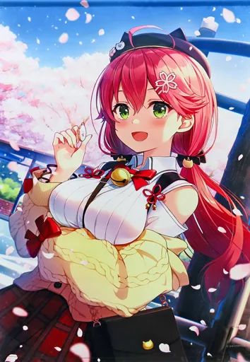 さくらみこ 誕生日記念2021 B2タペストリー おるだん先生描き下ろし