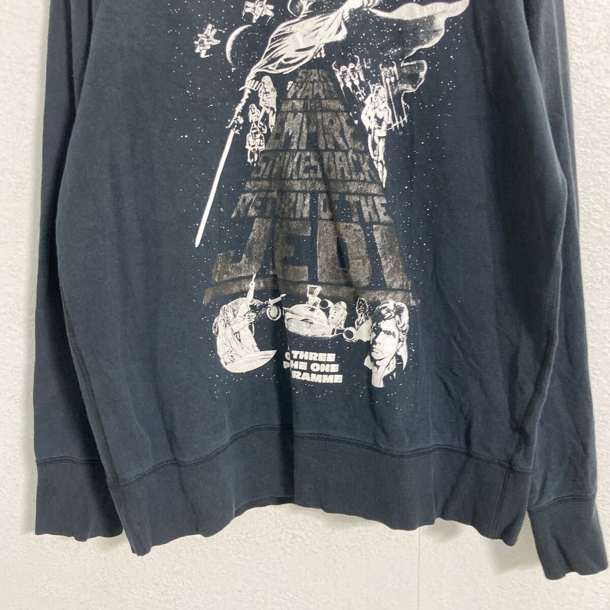 UNIQLO star wars プリント キャラクター スウェット M ブラック 