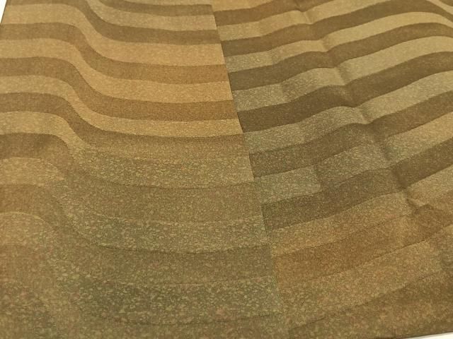 平和屋着物＃道行コート 蔦の葉文 暈し染め 金彩 正絹 逸品 未