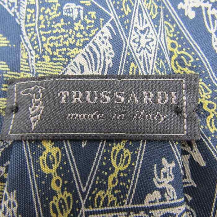 新品 春秋 TRUSSARDI トラサルディ メンズ 紳士 伸縮 ビジネス カジュアル ブレザー テーラード シングル ニットジャケット サイズ XL TRUSSARDI トラサルディ 長袖シャツ トップス ストライプ柄
