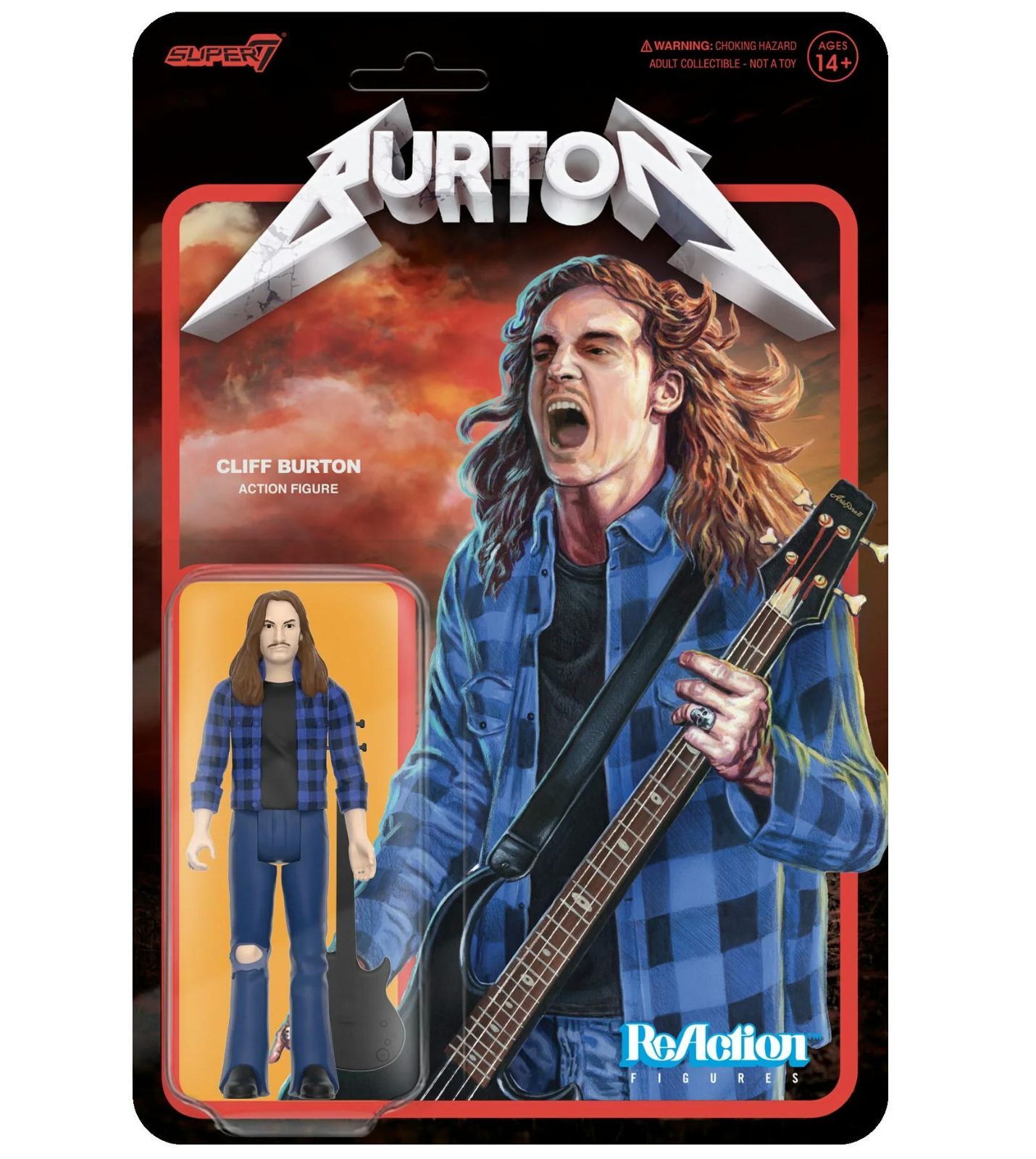 クリフ バートン Re Action フィギュア Cliff Burton Super7 正規品 メタリカ METALLICA TOY - メルカリ