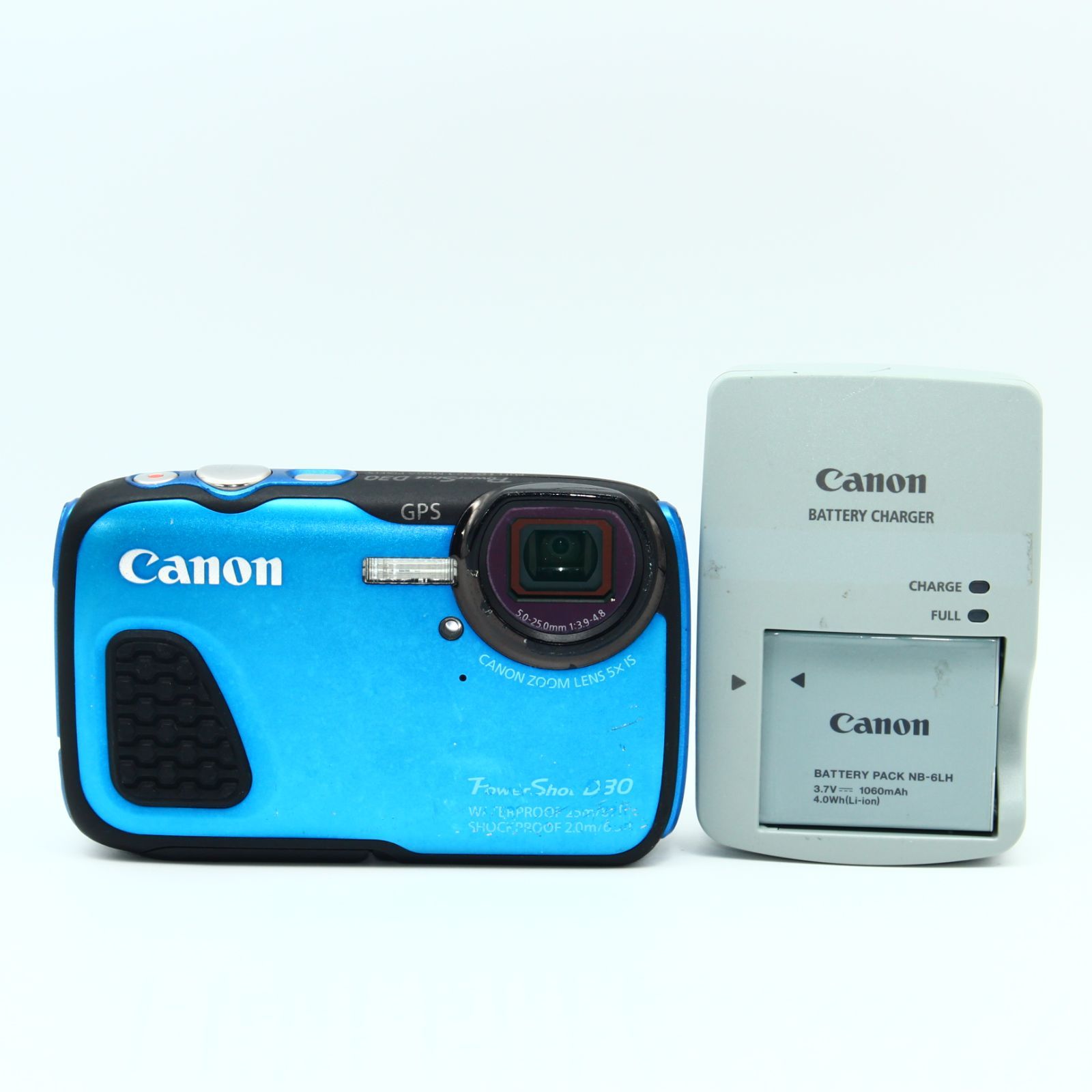 Canon デジタルカメラ PowerShot D30 光学5倍ズーム ブルー Canon デジタルカメラ PowerShot D30 光学5倍ズーム ブルー