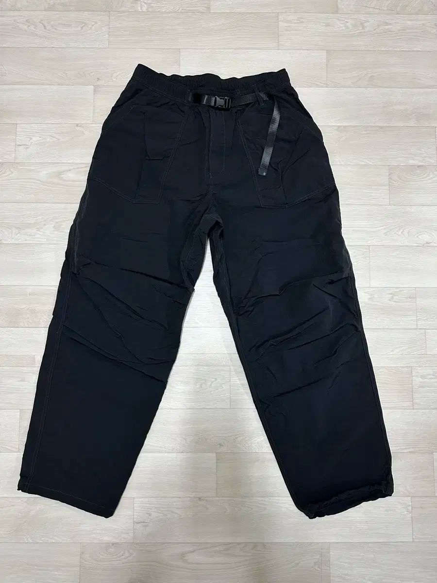moif ムイフ moif AW24 OVER FTG PANTS BLACK 2