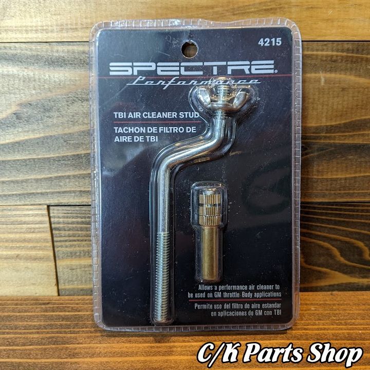 エアクリーナースタッド 87-95年 GM TBI Zタイプボルト SPECTRE キャブ用エアクリ取付スタッドボルト C10 K10 C1500 K1500 サバーバン タホ