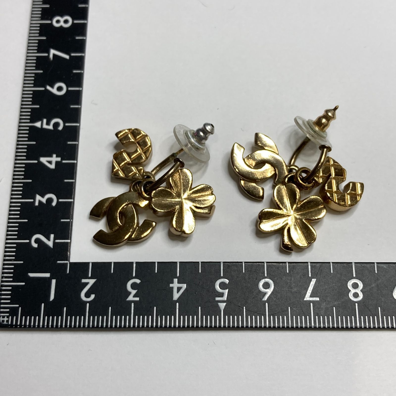 m001 Y1 ④ シャネル CHANEL ヴィンテージ ピアス ココマーク No