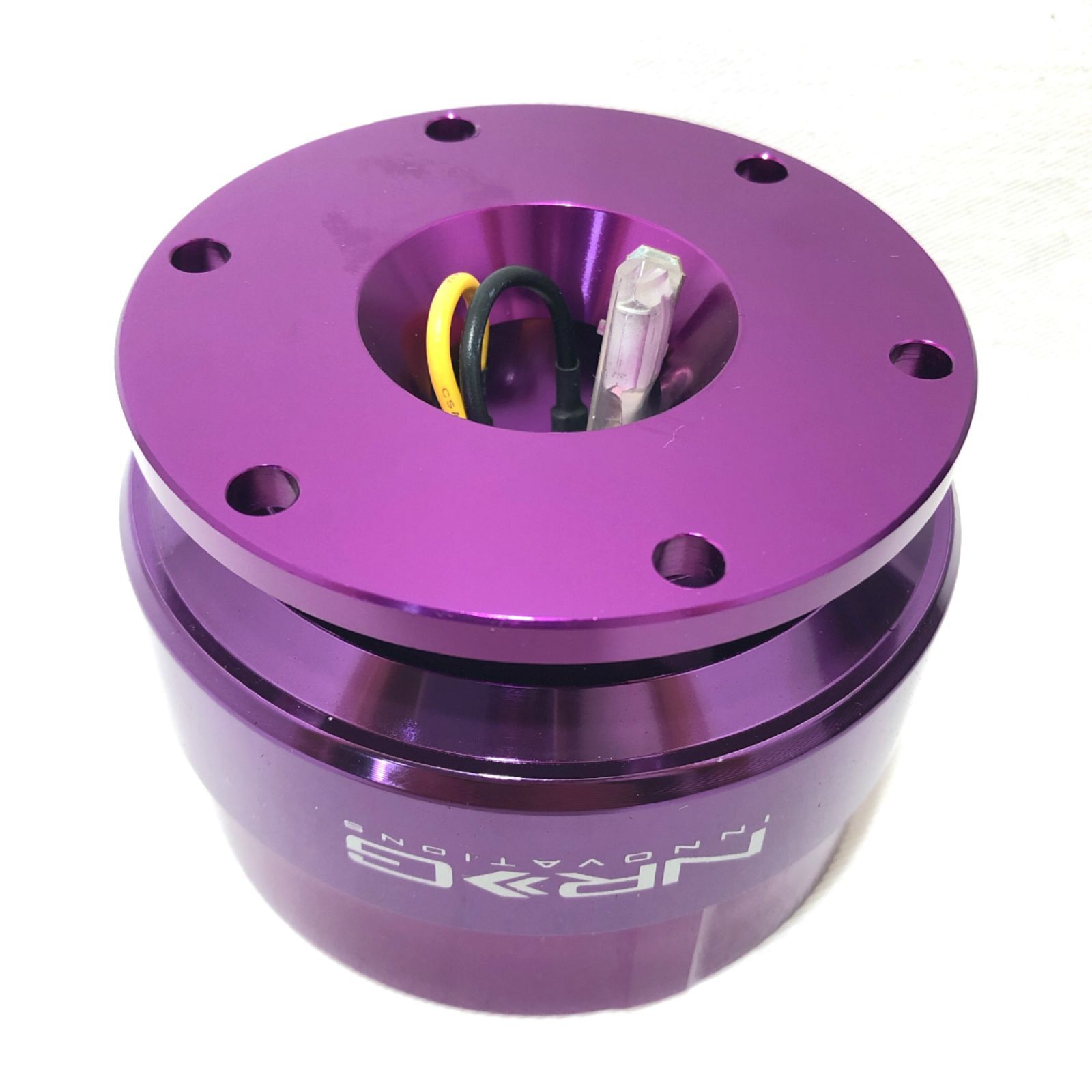 NRG クイックリリース パープル 紫 SRK-200PP ステアリング Amazon